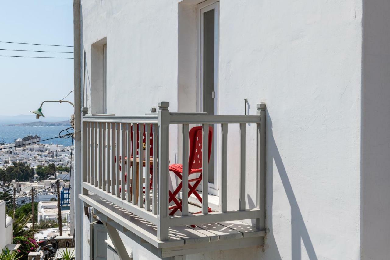 Gazia Sea View House - Mykonos Town Apartment ภายนอก รูปภาพ