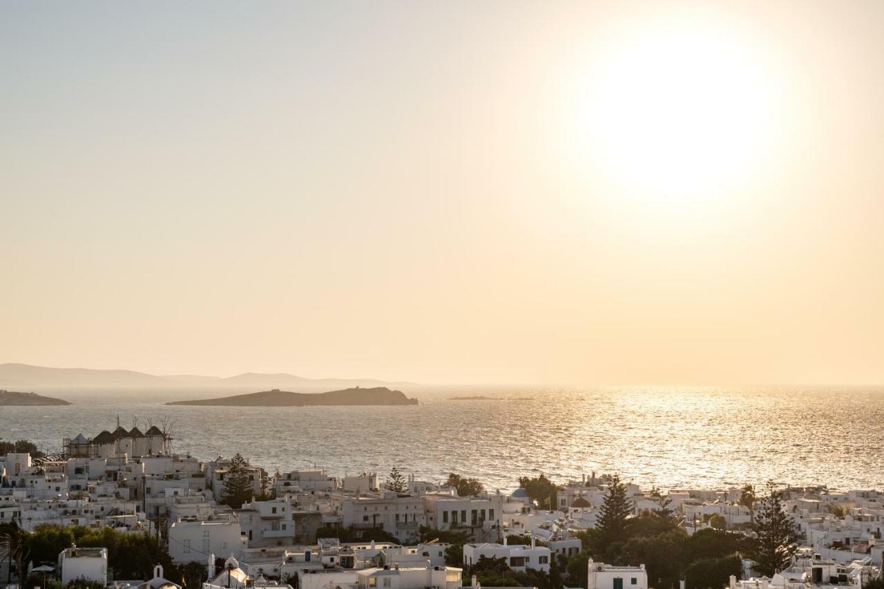 Gazia Sea View House - Mykonos Town Apartment ภายนอก รูปภาพ
