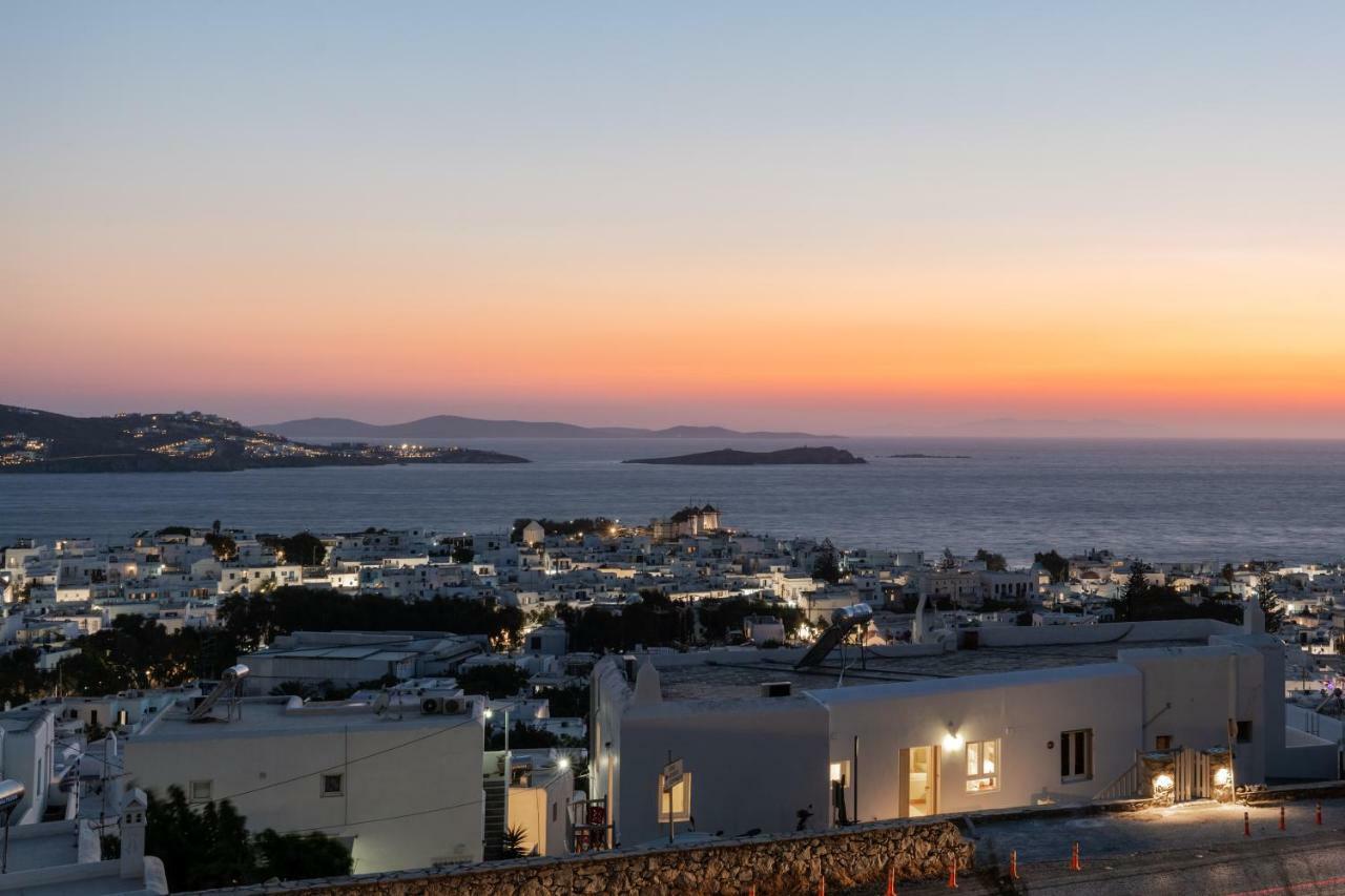Gazia Sea View House - Mykonos Town Apartment ภายนอก รูปภาพ