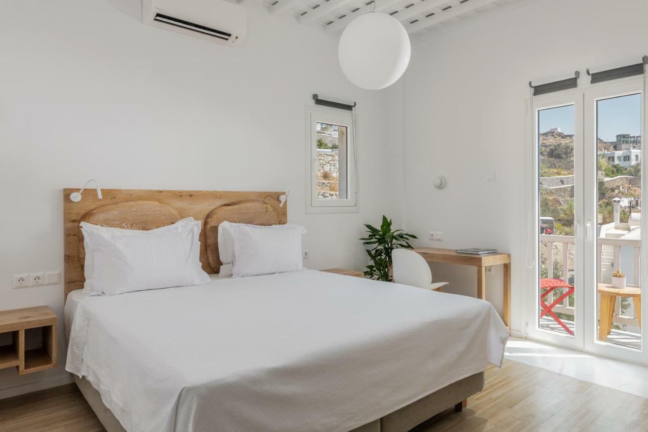 Gazia Sea View House - Mykonos Town Apartment ภายนอก รูปภาพ