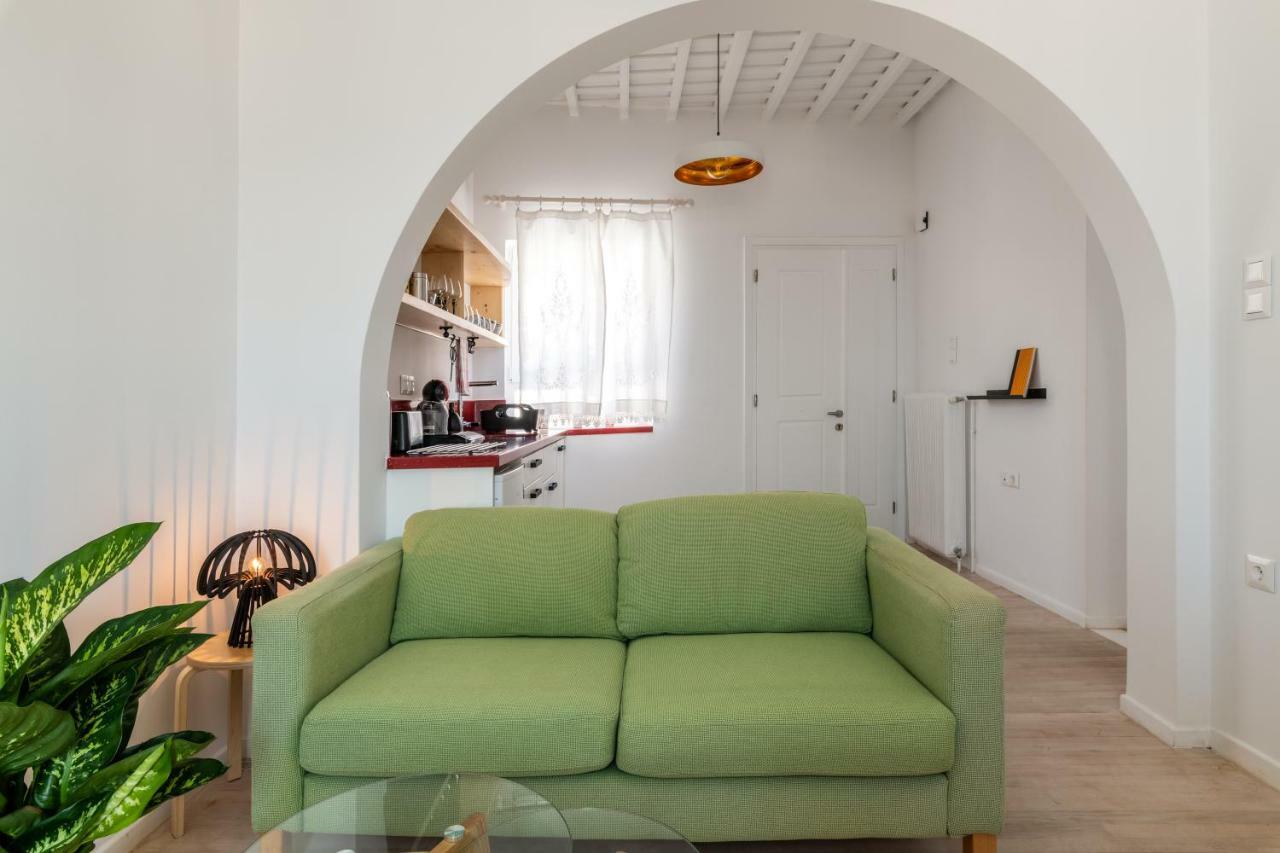 Gazia Sea View House - Mykonos Town Apartment ภายนอก รูปภาพ