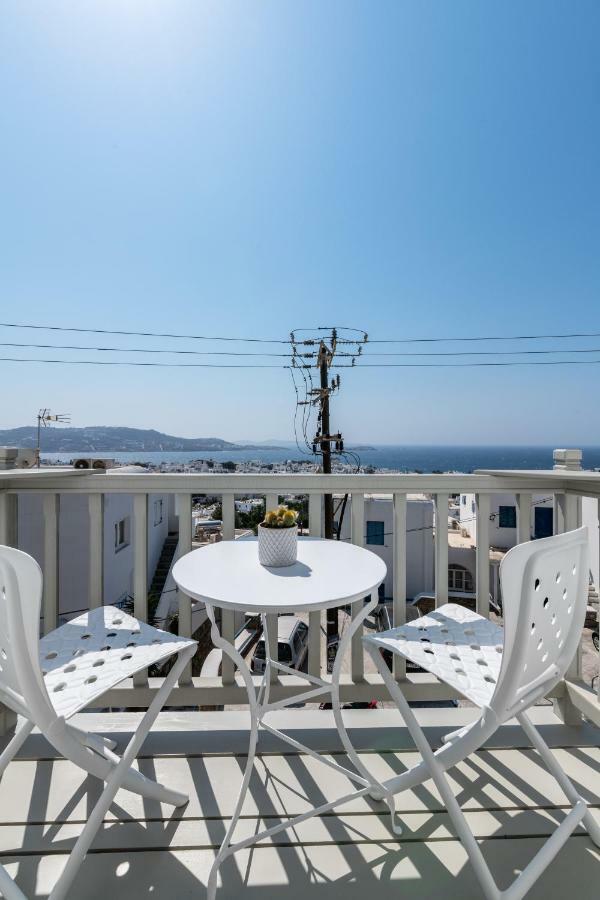 Gazia Sea View House - Mykonos Town Apartment ภายนอก รูปภาพ